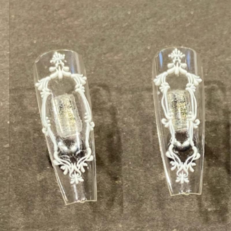 R3MC Dập Nổi Silicone Móng Tay - đánh giá và giá Resin Art Case