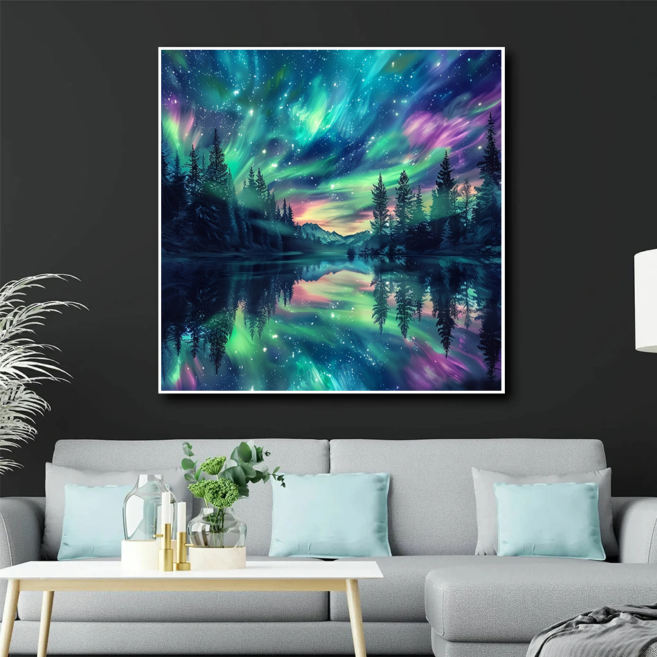 Frameless, DIY Diamond Paintin - đánh giá và giá Resin Art Wallpaper