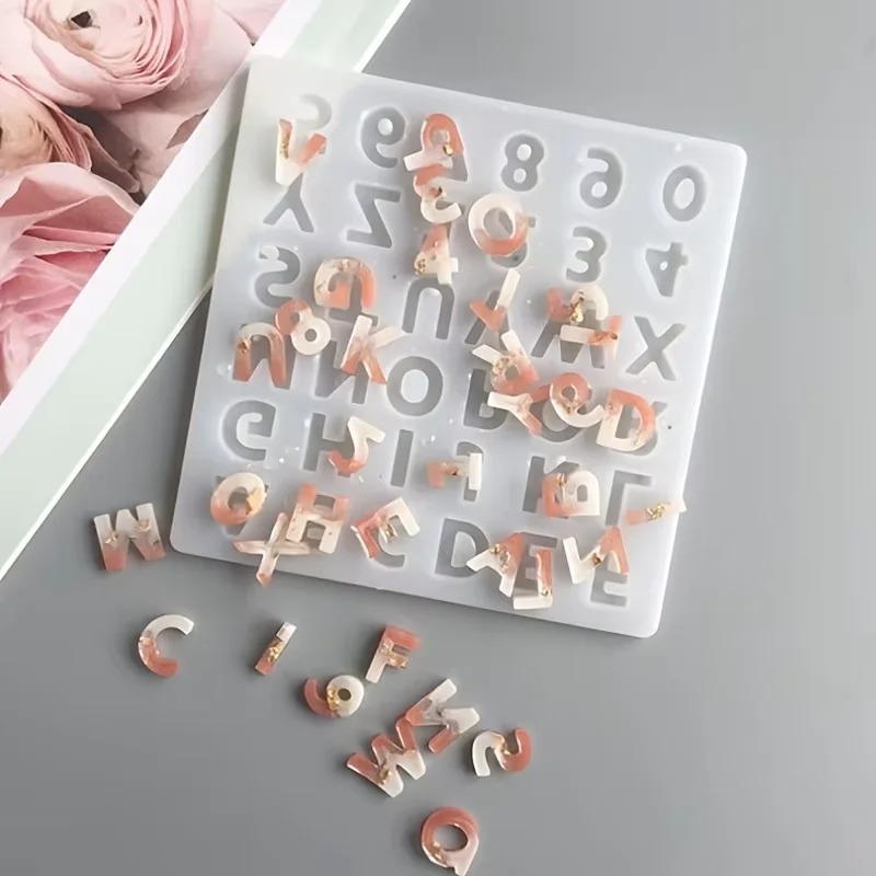 Small 26 Capital Letters Resin - đánh giá và giá Resin Art Alphabet