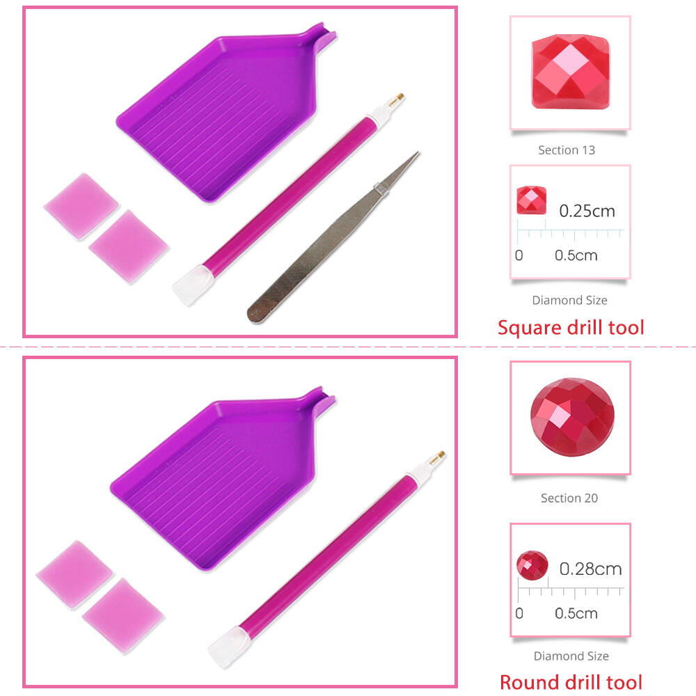 Momoart Full Square Round Diam - đánh giá và giá Resin Art Equipment