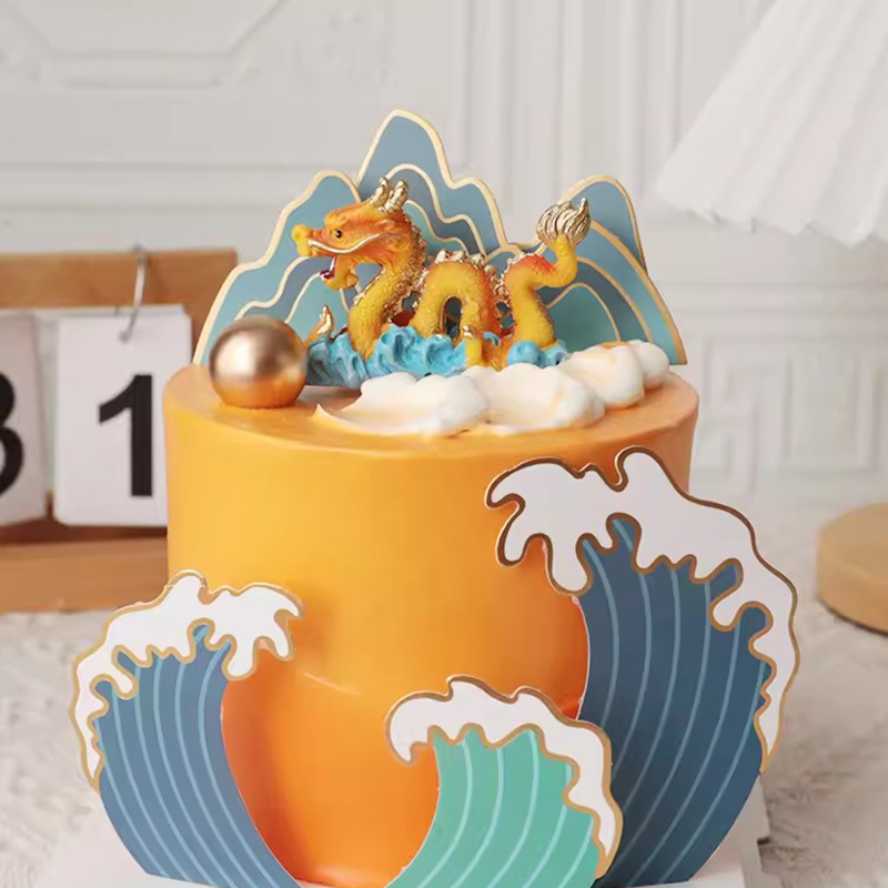 Chinese Style Happy Cake Toppe - đánh giá và giá Resin Art Alphabet