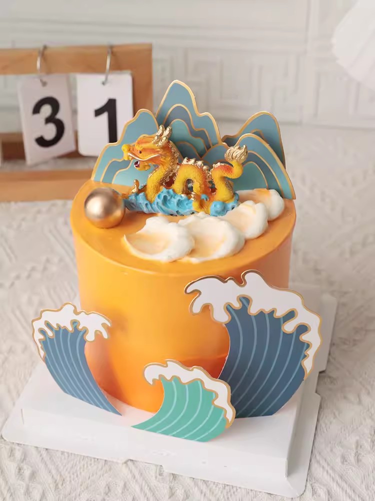 Chinese Style Happy Cake Toppe - đánh giá và giá Resin Art Alphabet