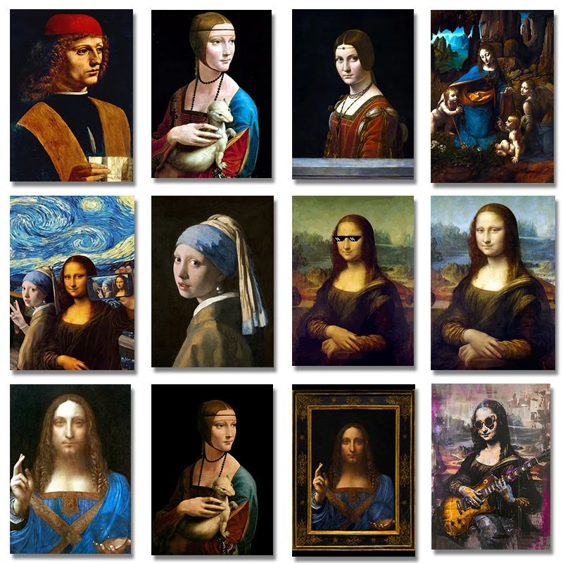 Leonardo Da Vinci Artwork Salv - đánh giá và giá Resin Art Wallpaper