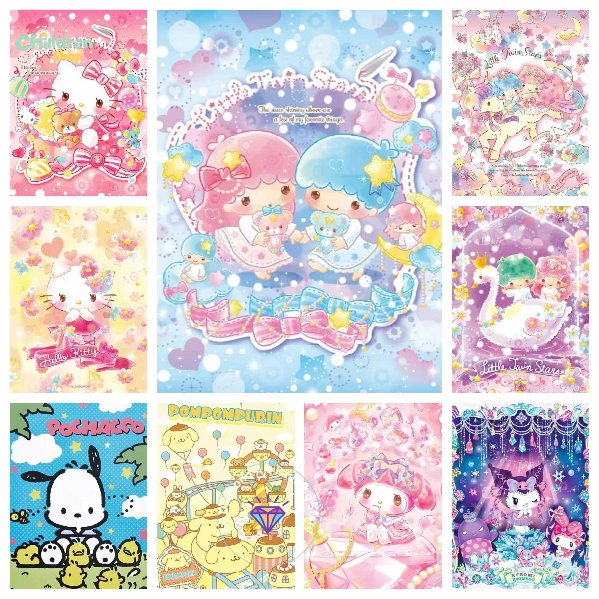 Sanrio Cinnamoroll Kuromi Gemi - đánh giá và giá Resin Art Work