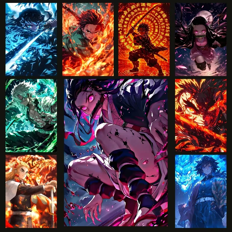 Demon Slayer Anime 5D Full Rou - đánh giá và giá Resin Art Wallpaper