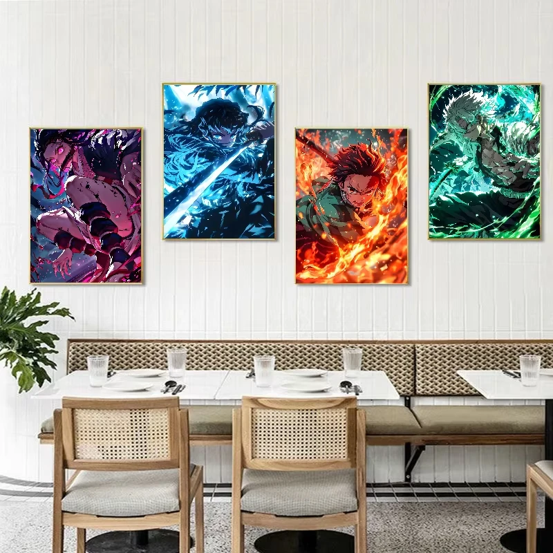 Demon Slayer Anime 5D Full Rou - đánh giá và giá Resin Art Wallpaper