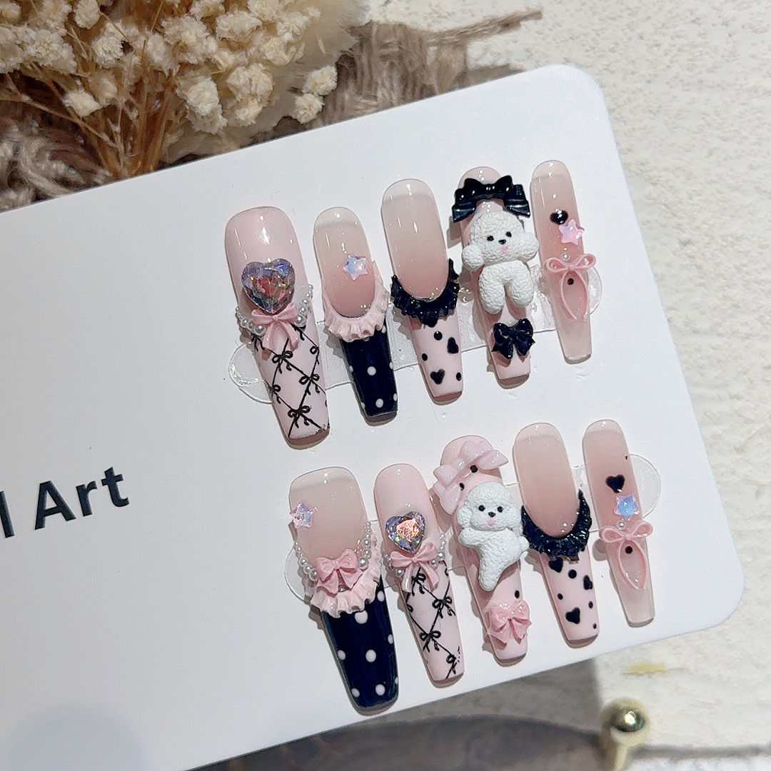 10PCS Black Lace Polka Dot Bal - đánh giá và giá Resin Art Wedding Gift