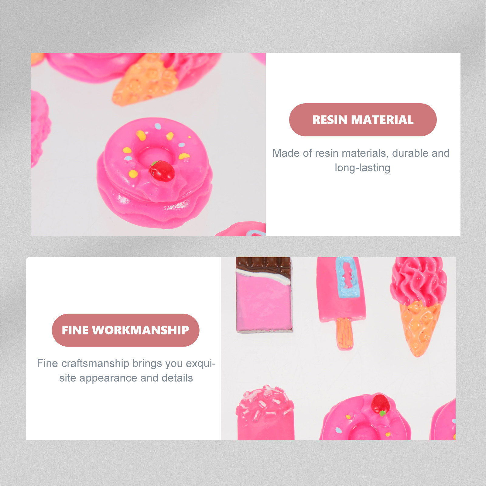 30pcs Kawaii Resin Mini Food C - đánh giá và giá Resin Art Case