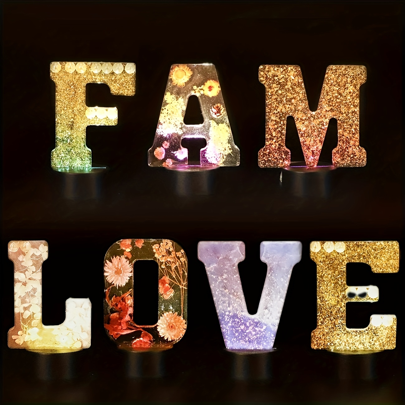 7-Inch Large Letter Resin Mold - đánh giá và giá Resin Art Alphabet