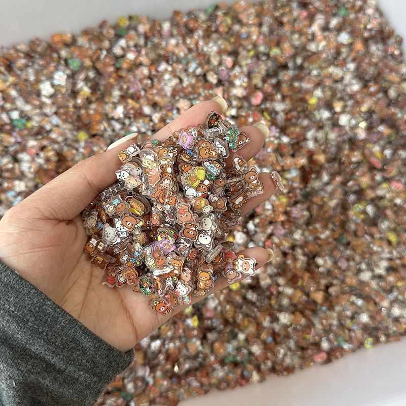 Rilakkuma Acrylic Confetti Pie - đánh giá và giá Resin Art Case